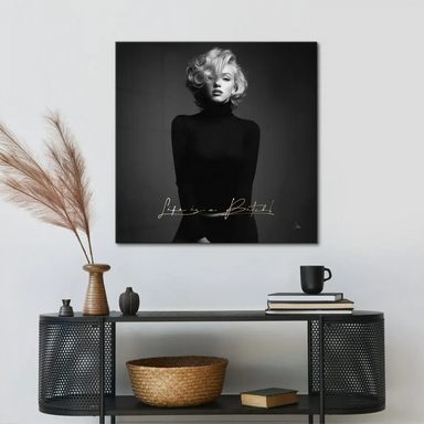 Pop art style wall art of a confident woman for modern fashion decor