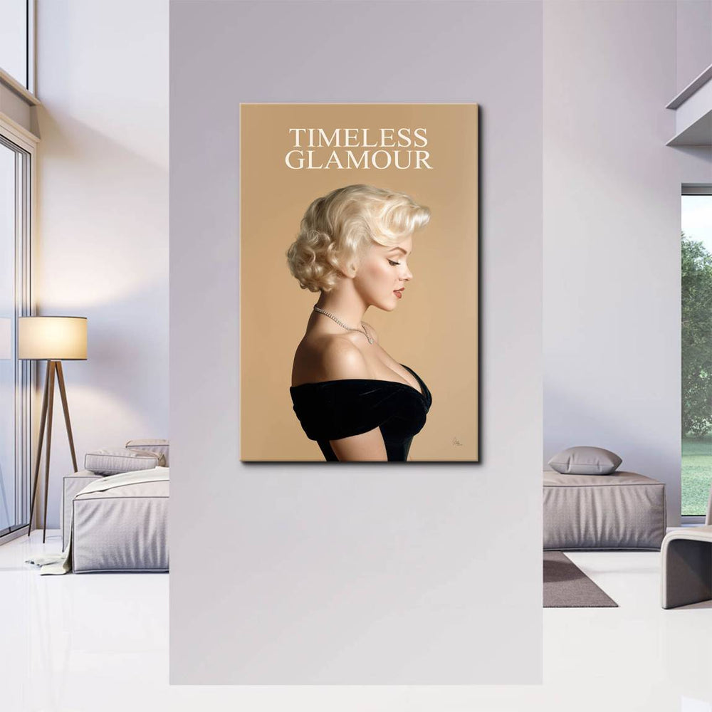 Elegant women wall art featuring a classic movie icon