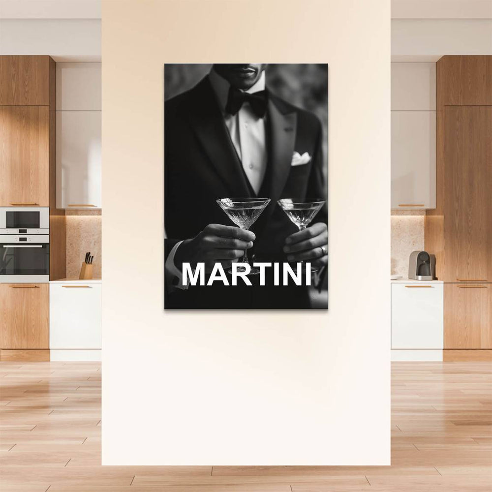 Close-up of hands and tuxedo in a portrait orientation wall art emphasizing style and luxury.
