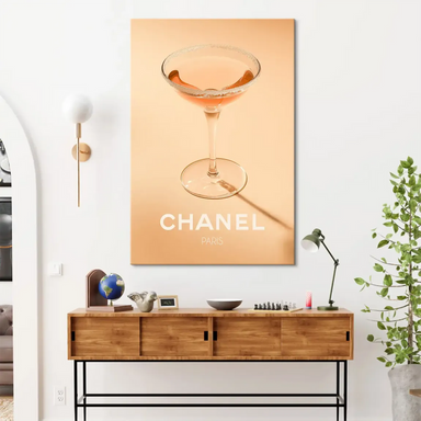 Luxurious wall art ideal for living rooms or dressing areas, blending fashion elegance with contemporary design.