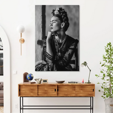Frida-Inspired Longing Canvas Art - Vintage Boho Wall Decor - Image 4