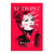 brigitte bardot pop art portrait on red background canvas art
