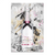 Center-dominant champagne rosé bottle on a chic pop art canvas with gold and pink accents.