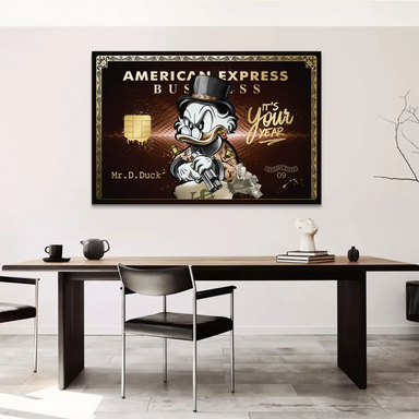 Close-up of the card motif with a gold chip and the text Its Your Year on the artwork.