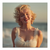 Marilyn Monroe square canvas print with sun-kissed glow and warm amber tones