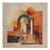 Abstract canvas art blending Roman arches and desert dunes with bold geometric shapes