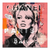Portrait of Brigitte Bardot with Chanel and Paris text in pink and black Pop Art on canvas