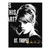 Black-and-white Brigitte Bardot smoking canvas wall art in bold pop art style