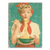 Iconic Marilyn Monroe pop art portrait on a distressed teal background