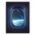 Airplane window view of Earth's curved horizon against a starry galaxy on canvas art