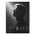 David Bowie dance canvas wall art featuring a black and white profile portrait with gold 'Let's Dance' script