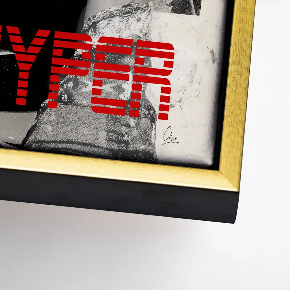 Statement art for Pop Art lovers with bold urban influence