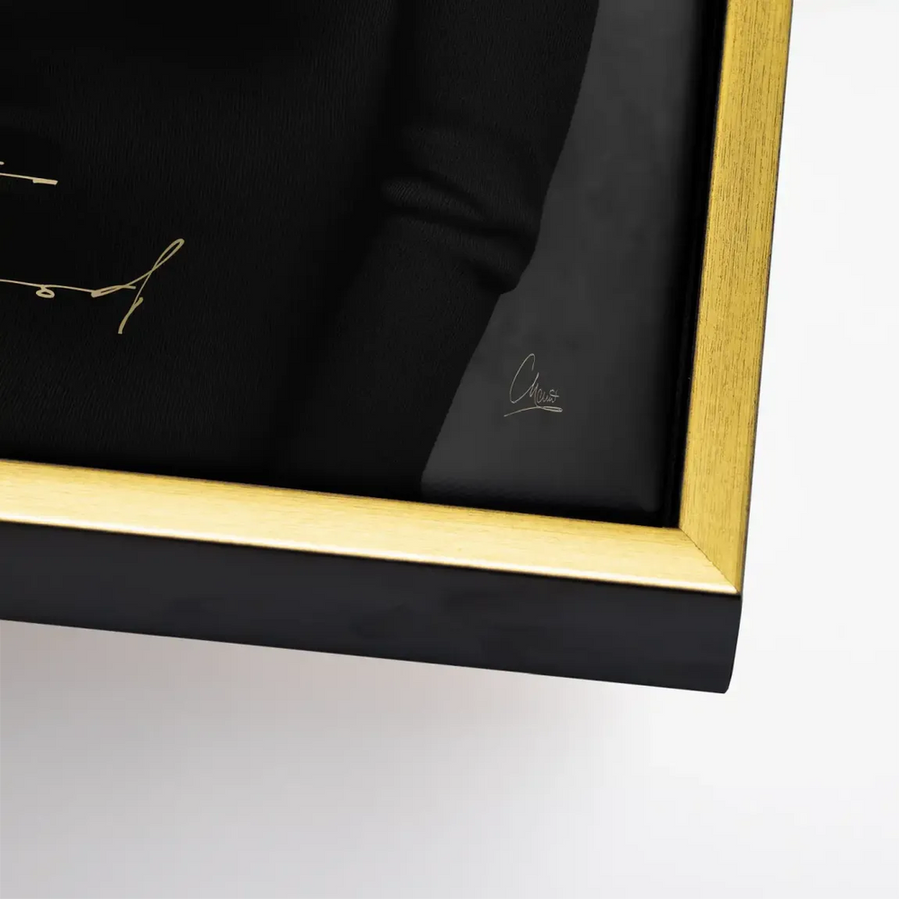Iconic duo portrait wall art for fans of classic cinema and fashion.
