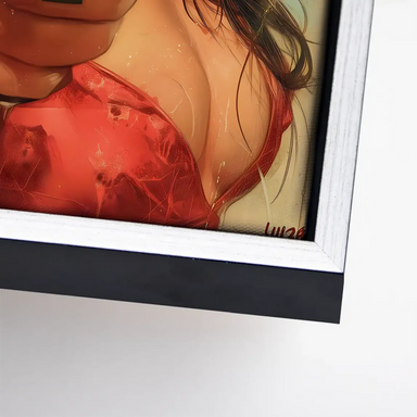 Velvet Gun Canvas Print - Bold Woman Portrait Wall Art - Image 8