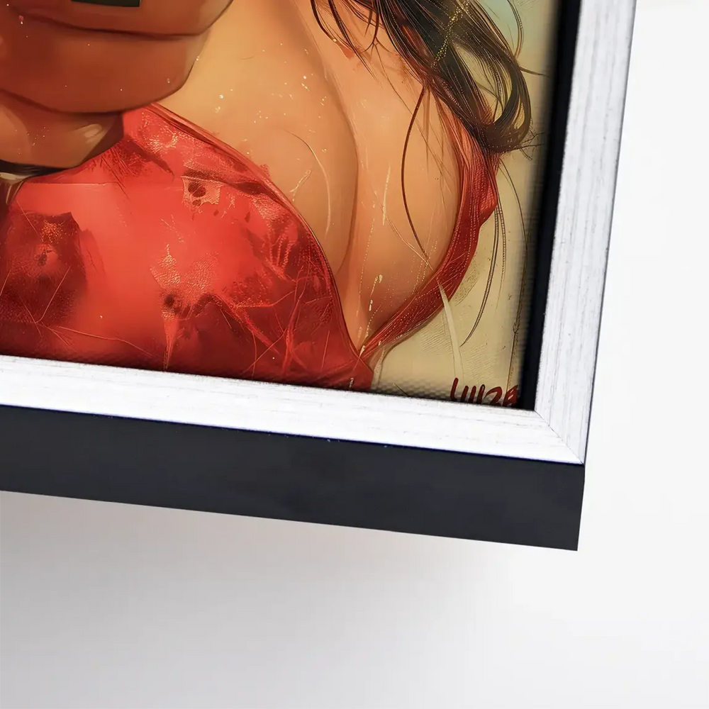 Velvet Gun Canvas Print - Bold Woman Portrait Wall Art - Image 8