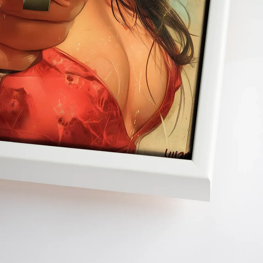 Velvet Gun Canvas Print - Bold Woman Portrait Wall Art - Image 9