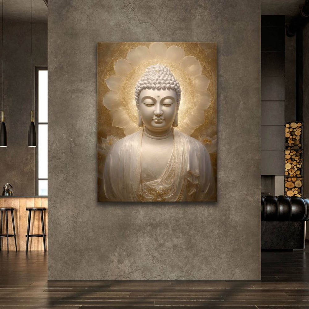 Symmetrical composition suitable for religious or spiritual wall decor