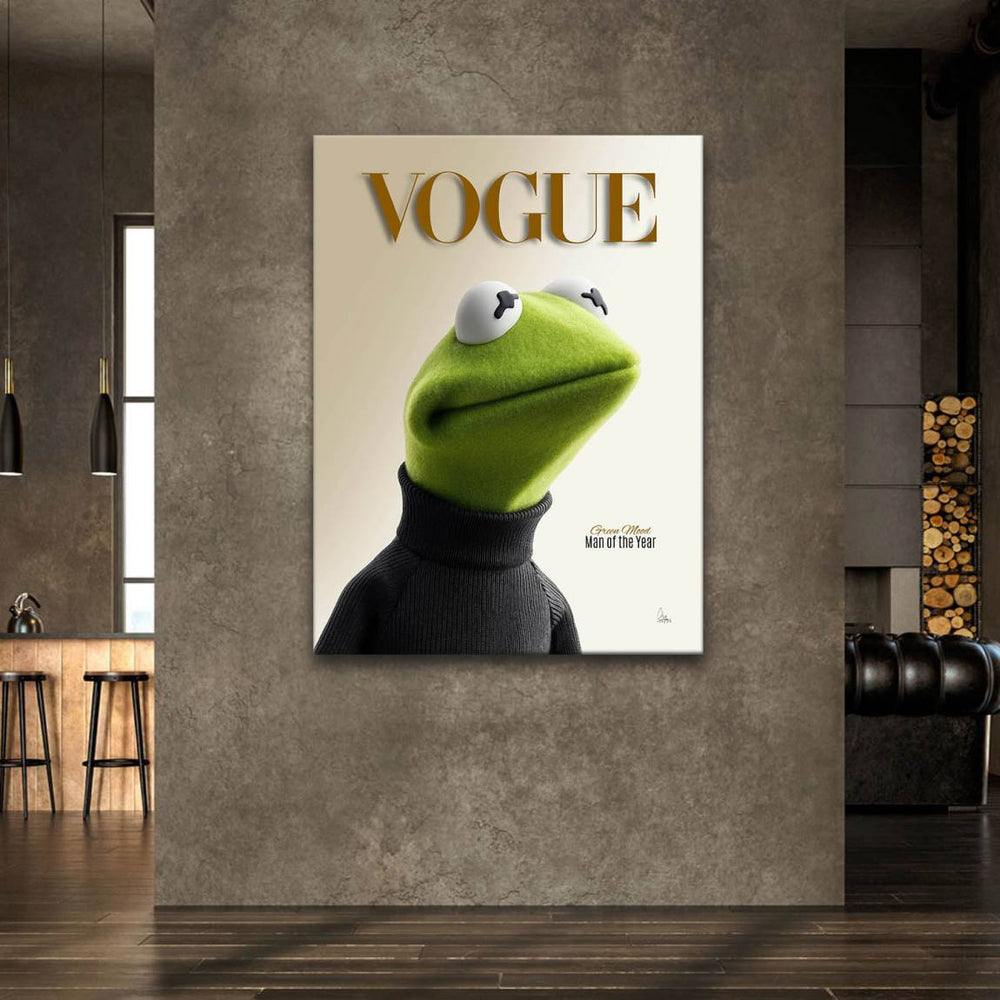 Animal wall art blending humor and high fashion for modern interiors