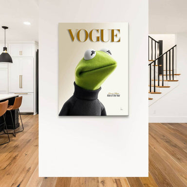 Iconic character artwork suitable for fashion-forward living rooms and creative spaces
