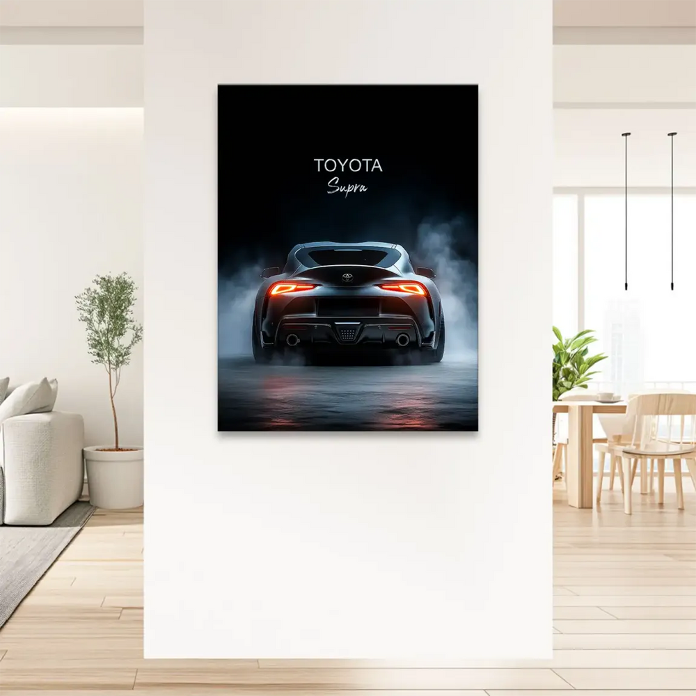 Industrial-style wall art suited for man caves, garages, or offices