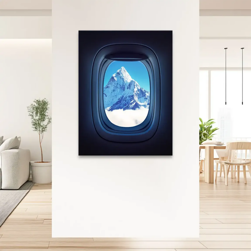Travel-inspired landscape wall art depicting Mount Everest