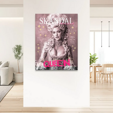 Ideal for modern living rooms or bedrooms, blending Pop Art, Fashion, and Glamour themes.