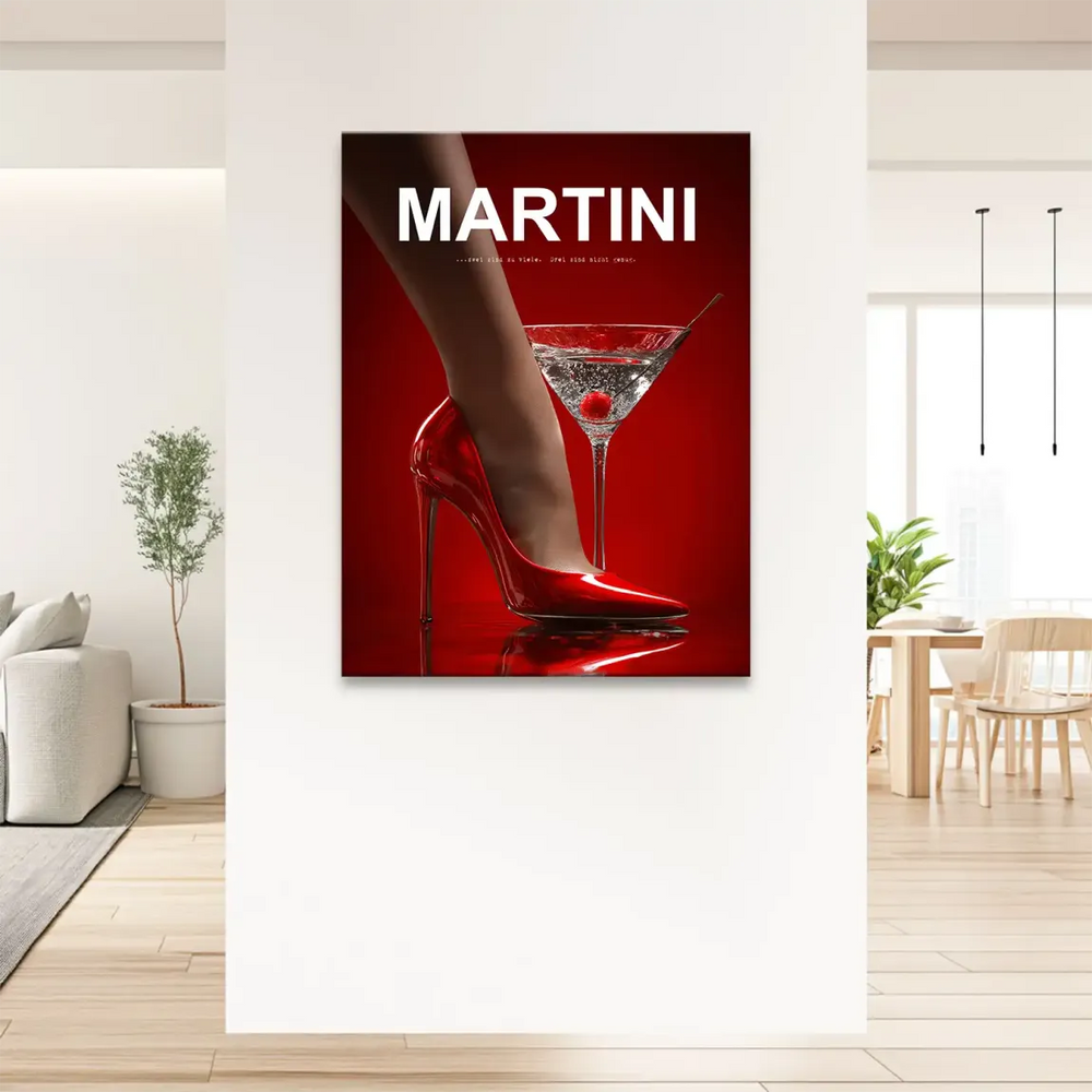 Luxurious fashion-inspired wall art conveying confidence and glamour.