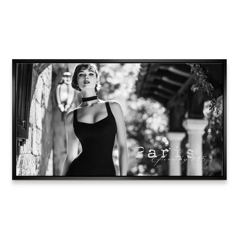 Audrey Hepburn Givenchy Canvas Print - Vintage Fashion Portrait - Image 5
