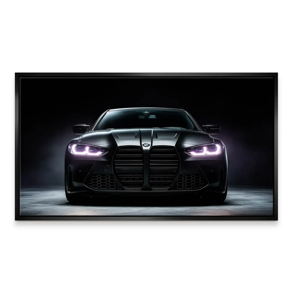 Modern car wall art suitable for a man cave or office decor