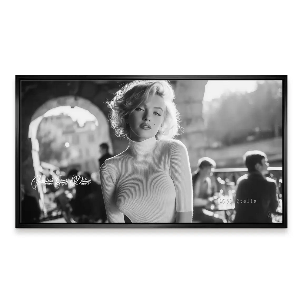 Marilyn Monroe Italy Canvas Wall Art - Image 6