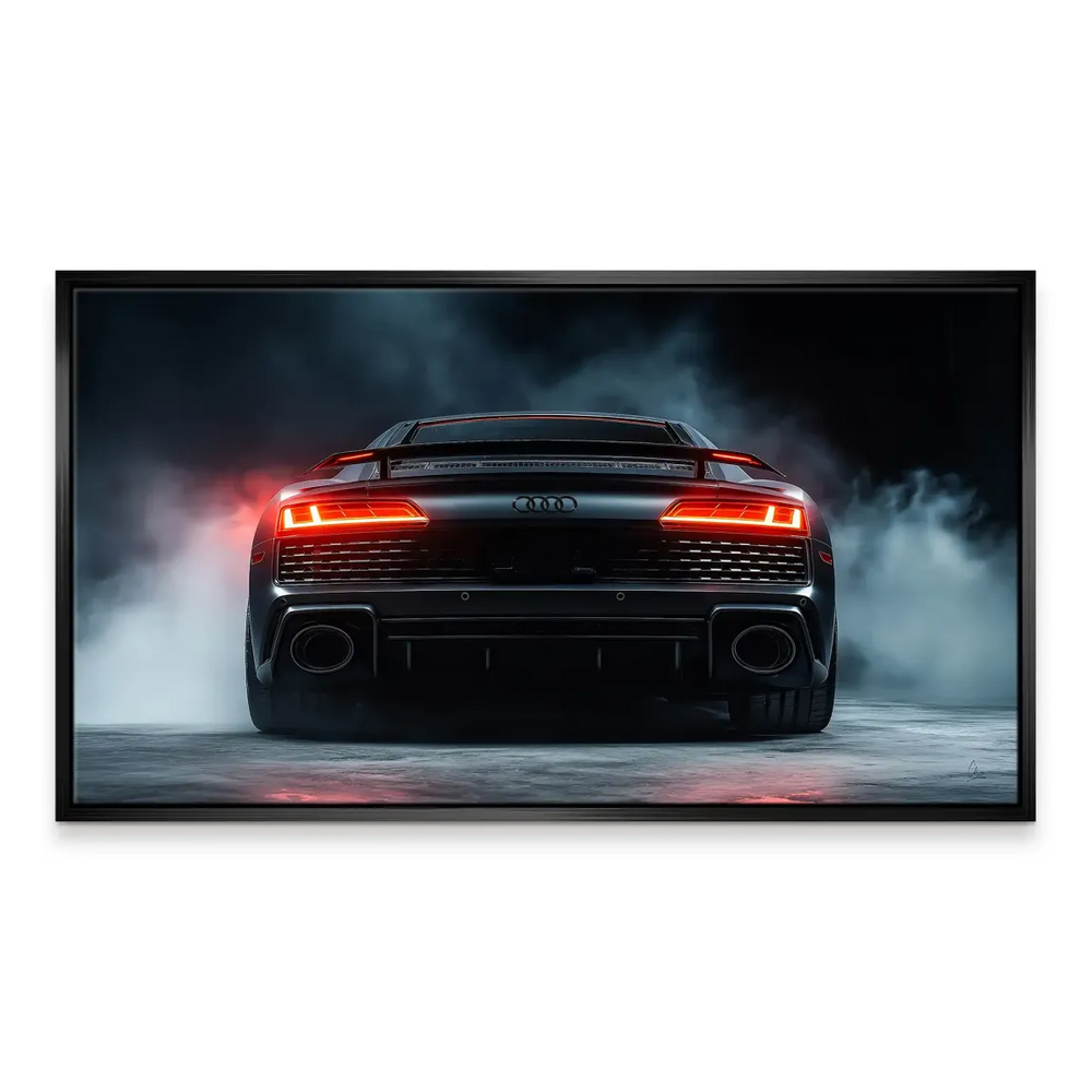 Audi R8 Dark Side Canvas Print - Luxury Car Wall Art - Image 8