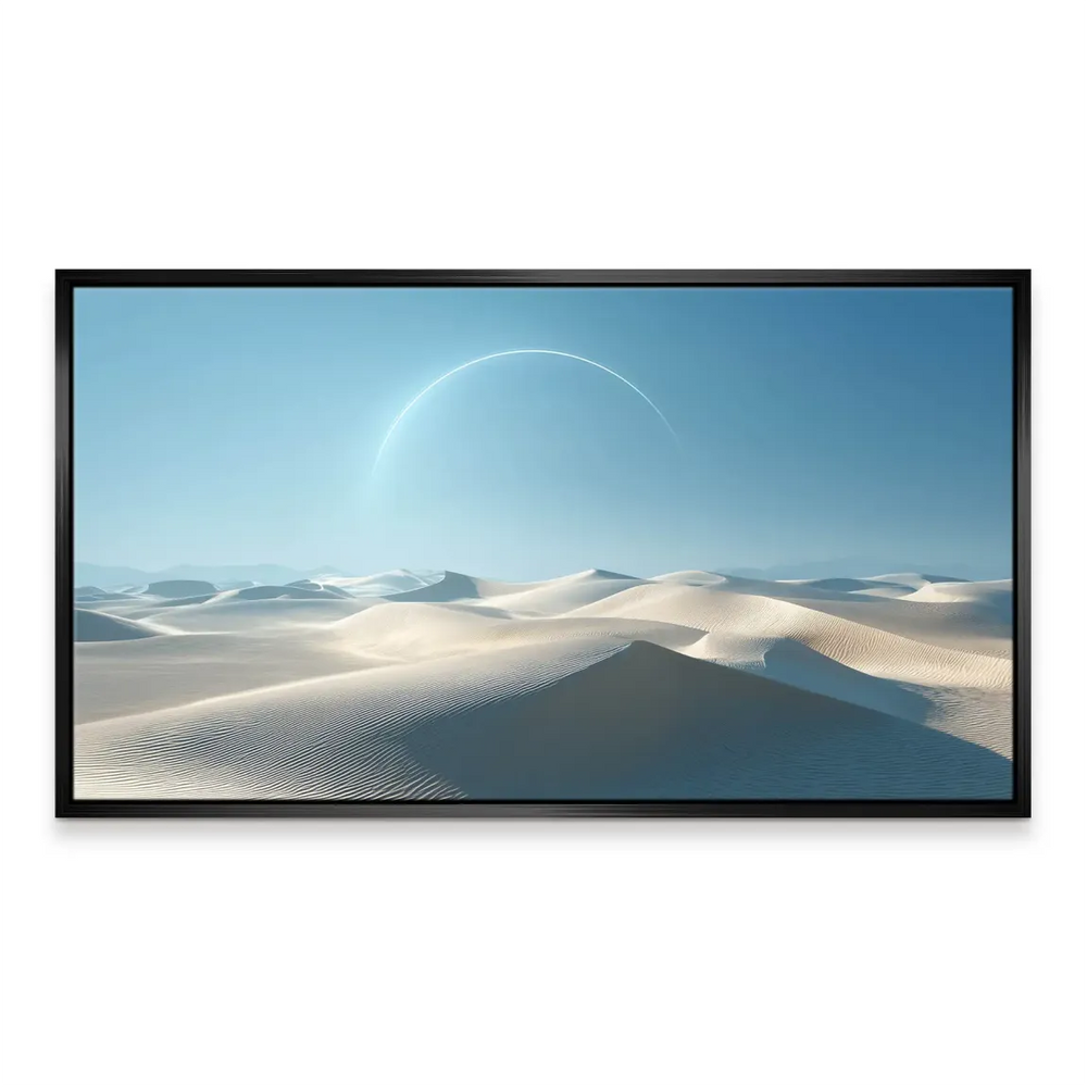 Wide landscape canvas print showing expansive dune formation and tranquil atmosphere