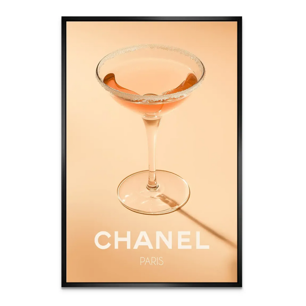 Chanel Glam Cocktail Canvas Print - Fashion Wall Art for Chic Spaces - Image 6