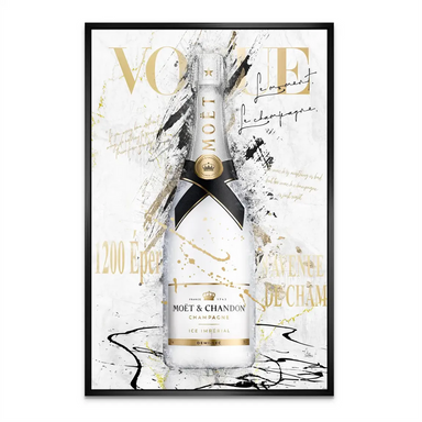 Champagne Art Canvas Print - Pop Art Fashion Wall Art - Image 7