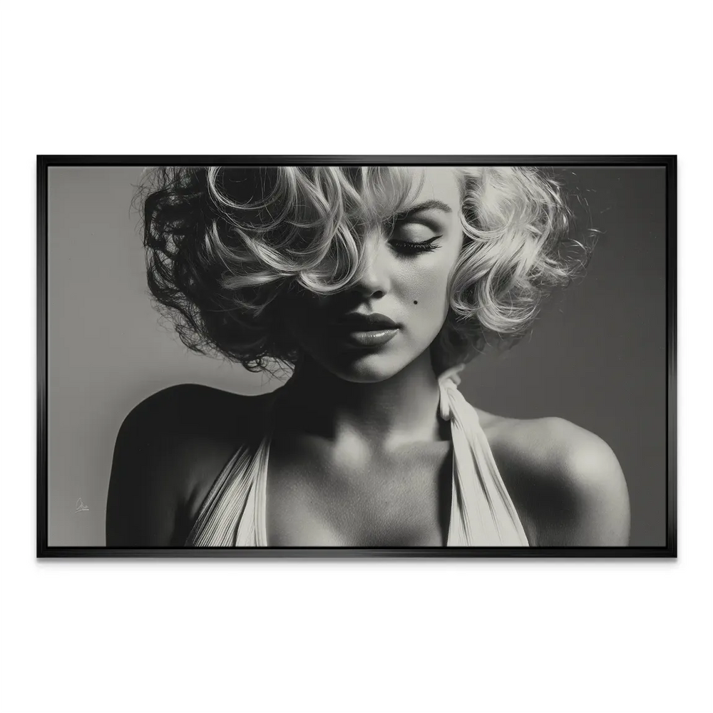 Marilyn-Inspired Calming Canvas Wall Art - Vintage Fashion Portrait - Image 5