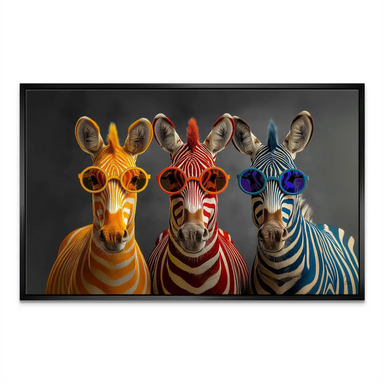 Fun and chic wall art perfect for kids' rooms with animal subjects.