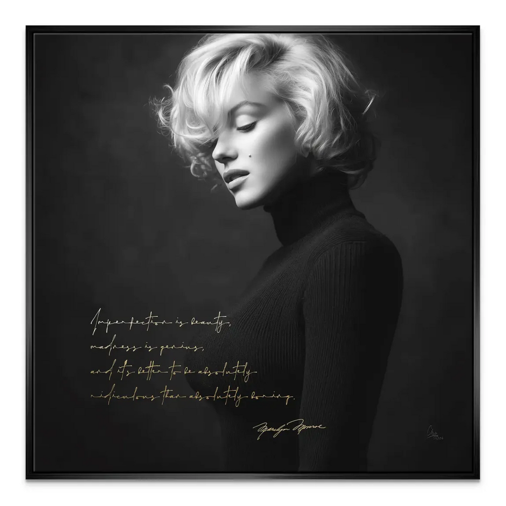 Marilyn Monroe Diva Canvas Portrait Vintage Fashion Wall Art - Image 5