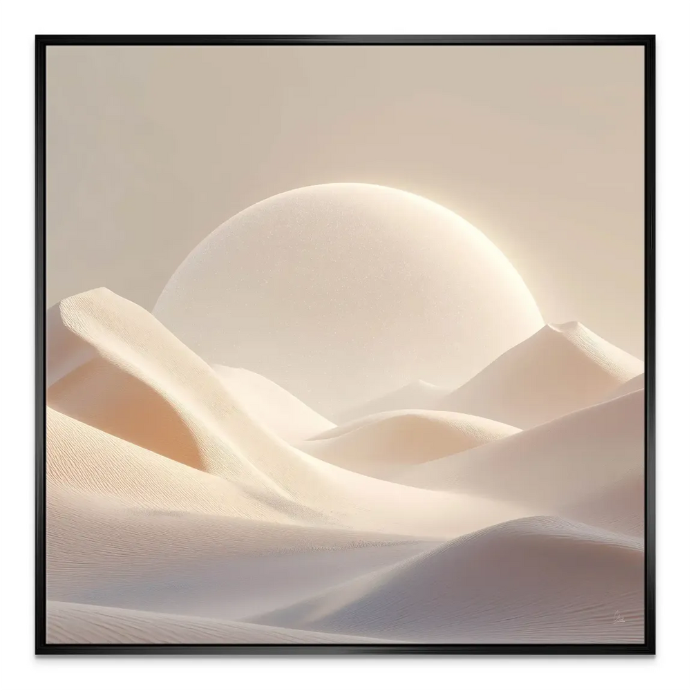 Soft, sculptural sand ridges in a warm palette ideal for modern interiors.