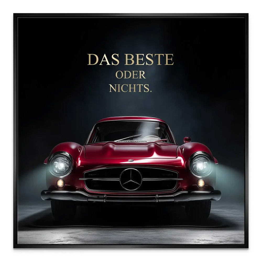 1950s-inspired classic car wall art perfect for automotive enthusiasts and stylish interiors