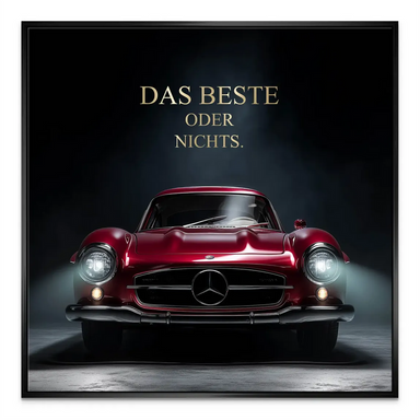 1950s-inspired classic car wall art perfect for automotive enthusiasts and stylish interiors
