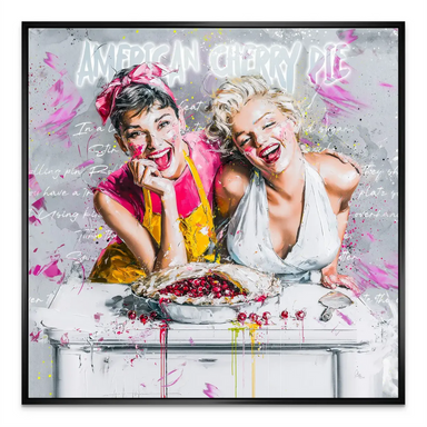 Audrey Hepburn & Marilyn Monroe Pop Art Canvas Portrait - Image 7