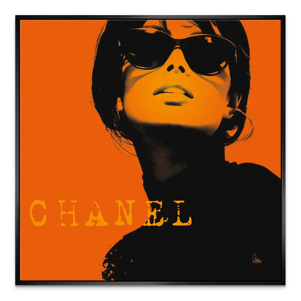Vibrant Chanel Glam artwork ideal for modern living spaces