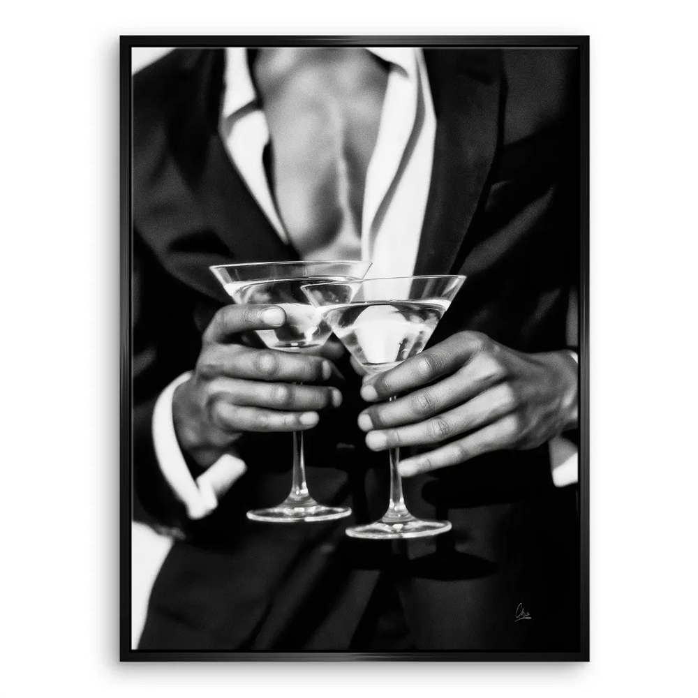 High-contrast photography capturing texture in a tuxedo