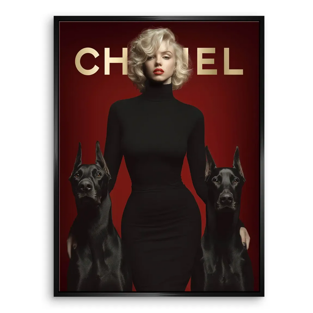 Marilyn Red Coco Canvas Print - Luxury Pop Art Wall Art - Image 7
