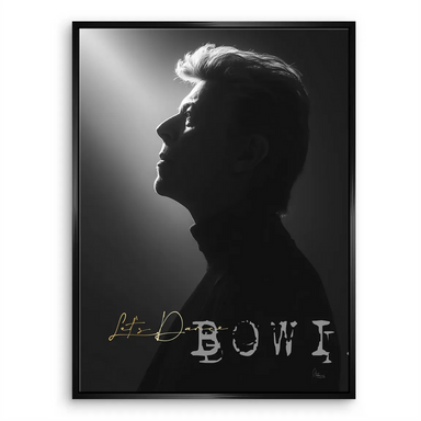 David Bowie Dance Canvas Wall Art Black and White Portrait - Image 6