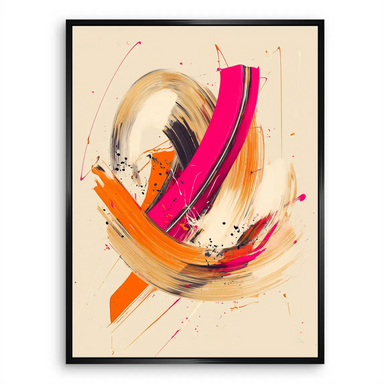 Dynamic Color Abstract Canvas Art - Modern Wall Art - Image 7