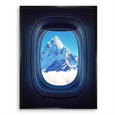 Flight view over Everest peak for modern wall decor
