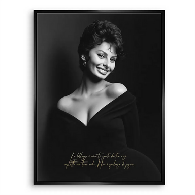 Sophia Loren Smile Canvas Print - Vintage Fashion Wall Art - Image 6