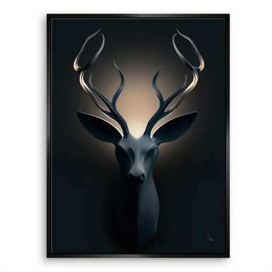 Modern deer wall art suitable for living rooms and offices