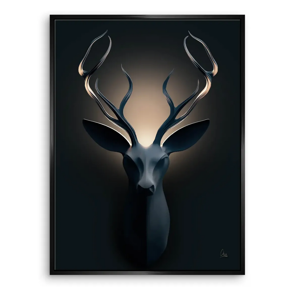 Modern deer wall art suitable for living rooms and offices